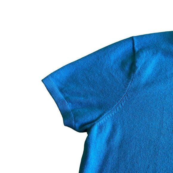 EUC Blue Jacob Cap Sleeve Cardigan - Picture 4 of 6